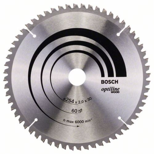 BOSCH Brzeszczot Optiline Wood 254 x 30 x 2,0 mm, 60 2608640436