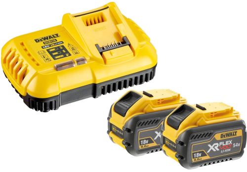 Ładowarka DeWALT XR FLEXVOLT + 2x akumulator 9.0Ah DCB118X2