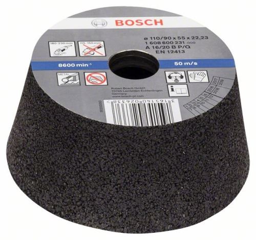 BOSCH Garnek do mielenia, stożkowy - metal/żeliwo 90 mm, 110 mm, 55 mm, 16 1608600231