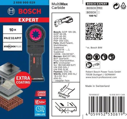 BOSCH EXPERT STARLOCKPLUS PAIZ32APIT, 10 szt. 2608900029