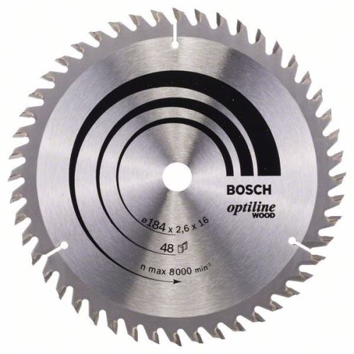 BOSCH Brzeszczot Optiline Wood 184 x 16 x 2,6 mm, 48 2608641181