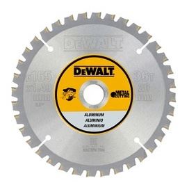 DeWALT Brzeszczot do pił AKU do cięcia aluminium, FTG 3°, 165 x 20 mm, 36 zębów DT1911