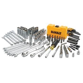 Zestaw DeWALT Gola (142 szt.) z grzechotką 1/4 i 3/8 DWMT73802-1