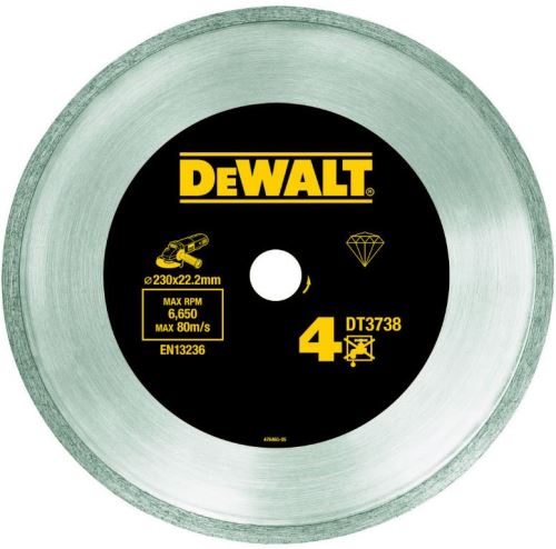 DeWALT Diamentowa tarcza do cięcia płytek, 230 x 22,2 mm DT3738