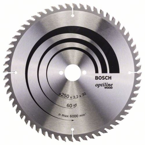 BOSCH Brzeszczot Optiline Wood 250 x 30 x 3,2 mm, 60 2608640729