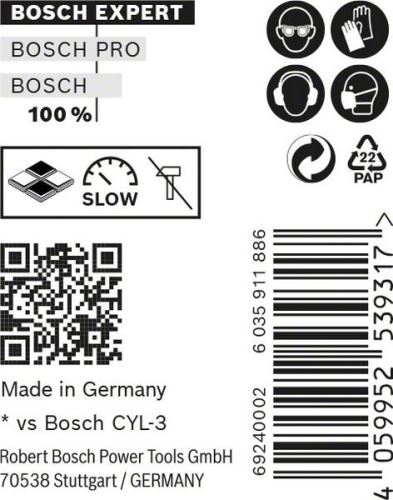 BOSCH EXPERT CYL-9 MultiConstruction 5x50, 10 szt. 2608900638