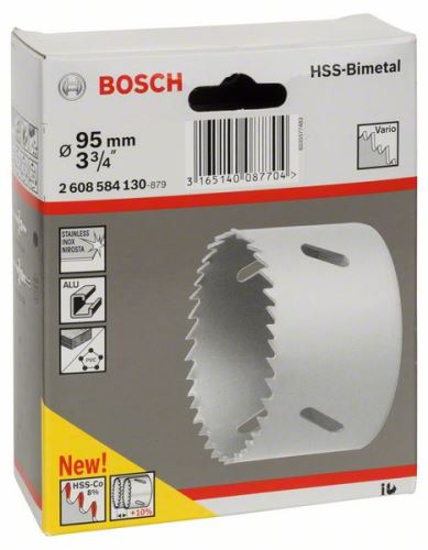 Dziurkacz bimetaliczny BOSCH HSS do adaptera standardowego 95 mm, 3 3/4" 2608584130