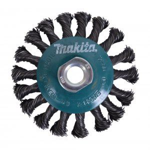 MAKITA Szczotka garnkowa z drutu stalowego, drut pleciony 0,5 mm, 100 mm D-39861