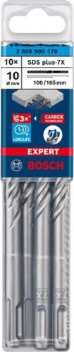 Wiertło BOSCH EXPERT SDS plus-7X, 10x100x165 10 szt. 2608900170