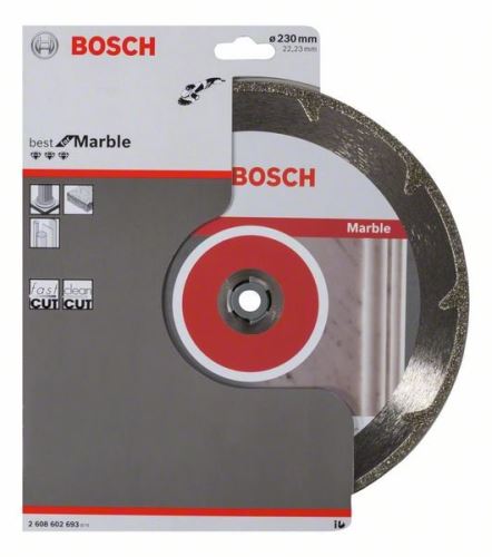 BOSCH Diamentowa tarcza do cięcia Best for Marble 230 x 22,23 x 2,2 x 3 mm 2608602693