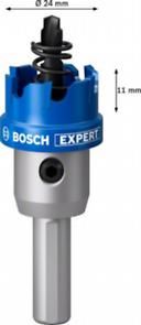 Dziurkacz węglikowy BOSCH EXPERT do blachy 24mm 2608901407