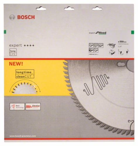 BOSCH Brzeszczot Expert for Wood 350 x 30 x 3,5 mm, 72 2608642513