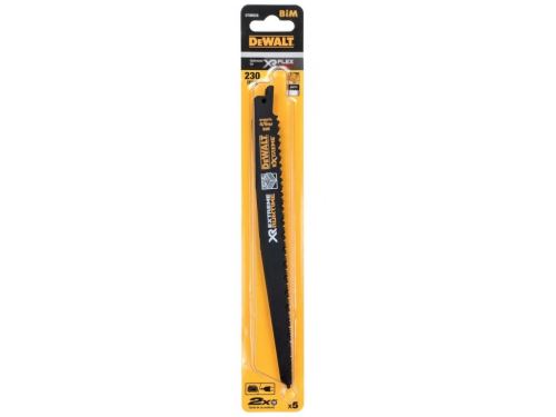 Brzeszczot do paznokci DeWALT XR FLEXVOLT do drewna, 230 mm, 4/6 TPI (5 szt.) DT99555