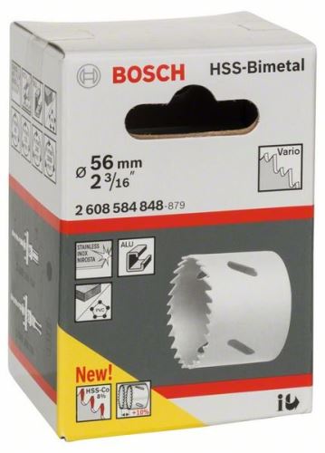 Dziurkacz bimetaliczny BOSCH HSS do adaptera standardowego 56 mm, 2 3/16" 2608584848