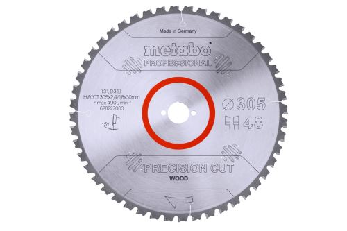 METABO Brzeszczot HW/CT 305 x 30 mm, 48 zębów 628227000