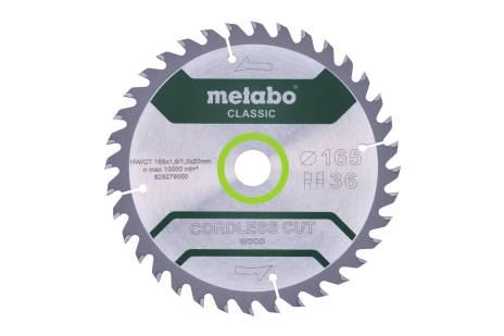 METABO Brzeszczot 165 x 20 mm, 36 zębów, 15° CordlessCutClassic 628279000