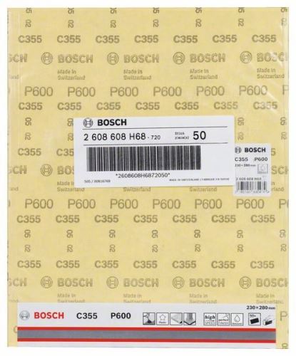 Papier ścierny BOSCH C355 230 x 280 mm, 600 2608608H68