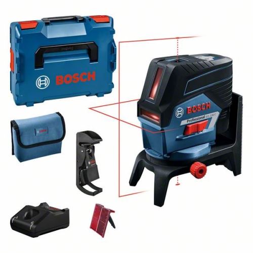 Laser krzyżowy BOSCH GCL 2-50 C + RM2 + klips BM 3 + L-Boxx 136 0601066G03