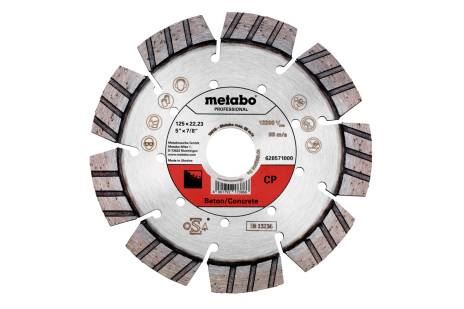 Diamentowa tarcza tnąca METABO Dia-TS 125x22,23 mm - CP, Beton, Professional 628571000