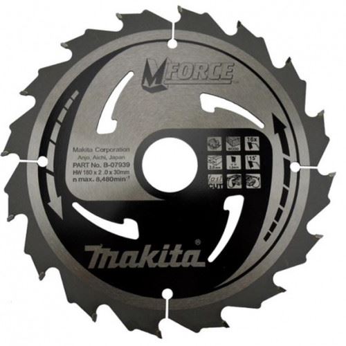 Makita TARCZA TNĄCA MFORCE 180x30mm; 16Z B-07939