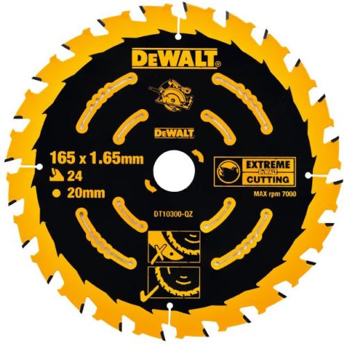 Brzeszczot DeWALT EXTREME do pił tarczowych ATB + 20°, 190 x 30 mm, 24 zęby DT10304