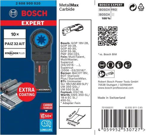 BOSCH EXPERT STARLOCKPLUS PAIZ32AIT, 10 szt. 2608900020