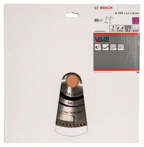 BOSCH Brzeszczot Multi Material 210 x 30 x 2,5 mm; 80 2608640445