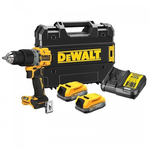 Wiertarka udarowa akumulatorowa DeWalt 18V 1x1,7Ah DeWALT POWERSTACK DCD805E1T