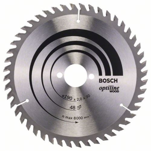 BOSCH Brzeszczot Optiline Wood 190 x 30 x 2,0 mm, 48 2608641186