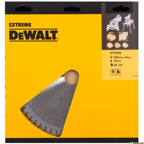 Brzeszczot warsztatowy DeWALT Extreme 250 x 30 mm, 60 zębów DT4352