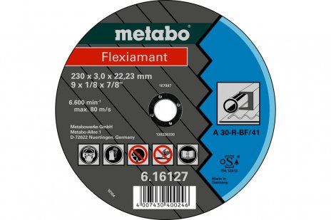 METABO Ściernica Flexiamant 100x2,5x16,0 stal, TF 41 - 616742000 616742000