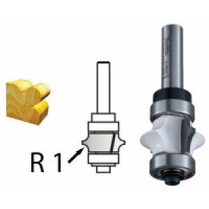 MAKITA Frez profilowy z trzpieniem łożyskowym 8 mm, 25,4x13x61,2 mm D-48826