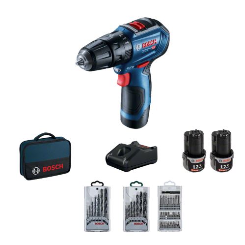 BOSCH Wkrętarka akumulatorowa kombinowana GSB 12V-30 06019G9101