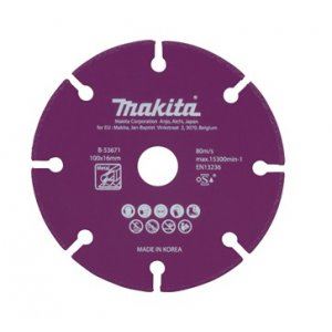 Tarcza tnąca MAKITA ze stali diamentowej 100x1,3x16 mm B-53671