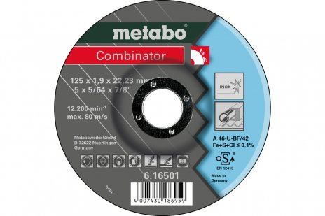 METABO Tarcza tnąca 115x1,9x22,23 Inox 616500000