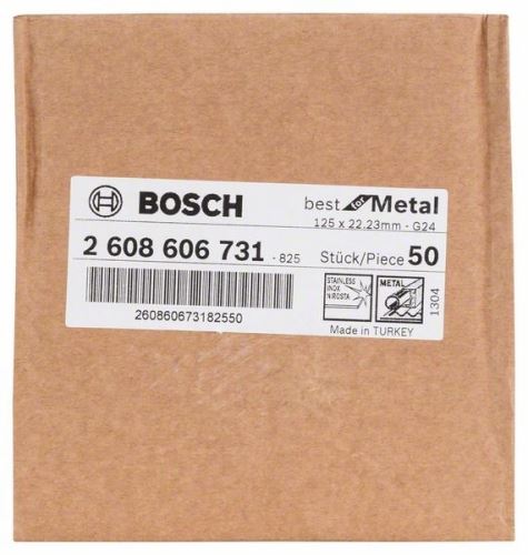 Ściernica fibrowa BOSCH R574, Best for Metal D = 125 mm; K = 24 2608606731