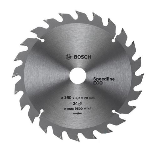 BOSCH Brzeszczot Eco do drewna 160x2,2/1,4x20 24T 2608644373