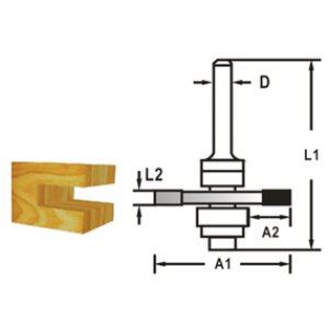 MAKITA Przecinarka tarczowa z trzpieniem 8 mm, 47,6x5,5x59 mm D-48991