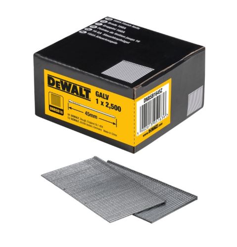 DeWALT Gwoździe wbijane 1,5 x 45 mm (2500 szt.) DNBSB1645Z