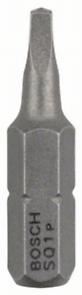 BOSCH Końcówka wkrętakowa ekstra twarda Extra-Hart R1, 25 mm (3 szt.) 2608521108