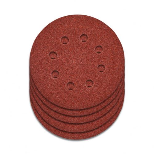 Papier ścierny MILWAUKEE na rzep (8 otworów) 125 mm, K40 (5 szt.) 4932367740