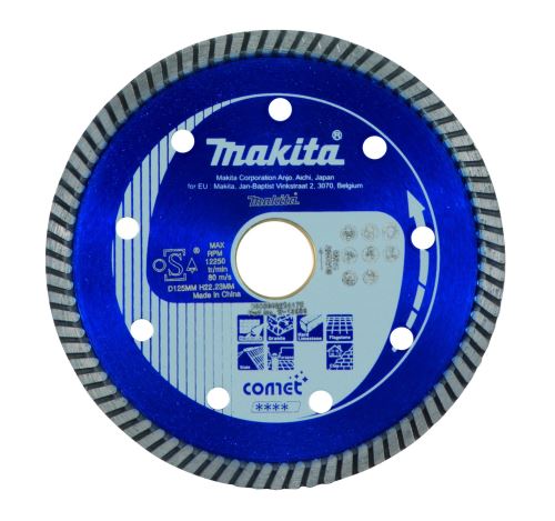 Diamentowa tarcza tnąca MAKITA Comet Turbo 125x22,23 mm B-12996