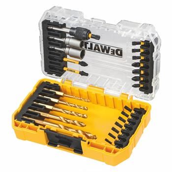 Zestaw wierteł i wierteł do metalu DeWALT FLEXTORQ (26 szt.) DT70735T