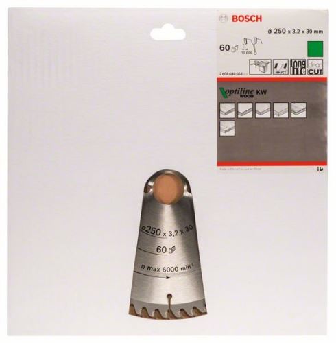 BOSCH Brzeszczot Optiline Wood 250 x 30 x 3,2 mm, 60 2608640665