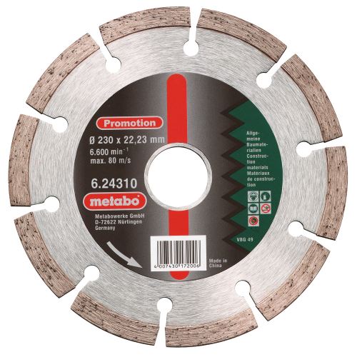 METABO Diamentowa tarcza do cięcia 230x22,23 mm 624310000