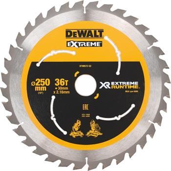 Brzeszczot DeWALT (idealny do pił FLEXVOLT) 250 x 30 mm, 36 zębów DT99572