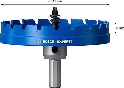 Dziurkacz węglikowy BOSCH EXPERT do blachy 110mm 2608901450