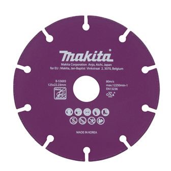 Tarcza tnąca MAKITA diamentowa stal 125x1,3x22,23 mm B-53693