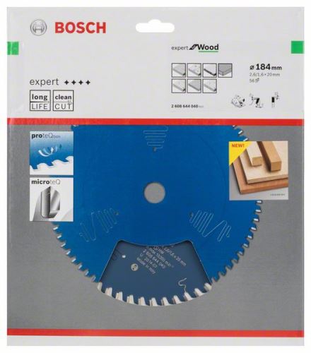 BOSCH Brzeszczot Expert for Wood 184 x 20 x 2,6 mm, 56 2608644040