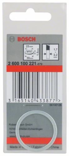 BOSCH Pierścień redukcyjny do brzeszczotów 30 x 25 x 1,5 mm 2600100221